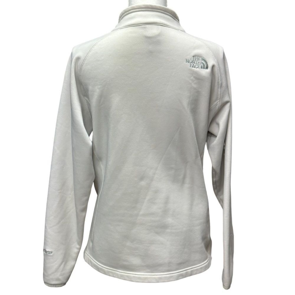 The North Face TKA Stretch‎ Zip 3 Pocket Cream Jacket Size L - Picture 3 of 16